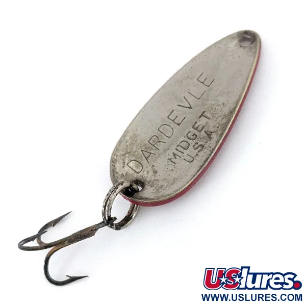 Eppinger Dardevle Midget, 6g, červená / bílá / nikl, plandavka #15017