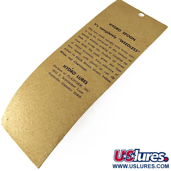 Hydro Lures Hydro Spoon, 11g Zelená/černá, hladinová třpytka #16752