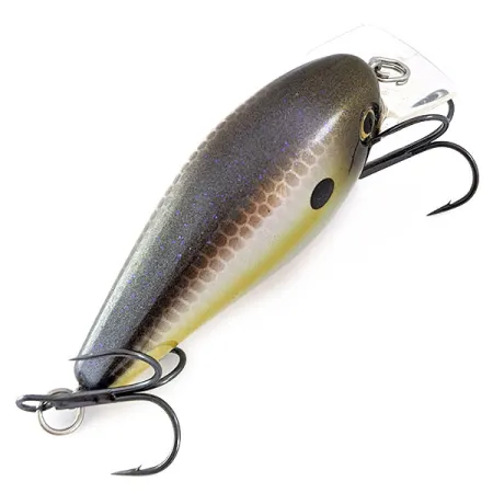 Strike King KVD 1.5 Silent, Olive Shad, 12g, squarebill wobler #16780