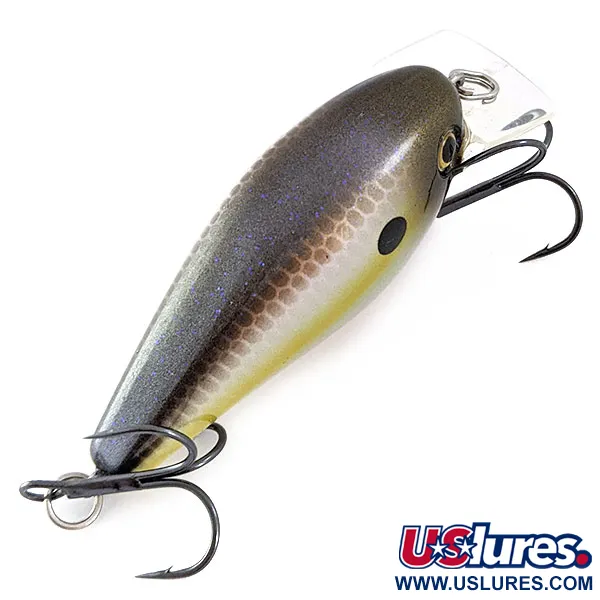 Strike King KVD 1.5 Silent, Olive Shad, 12g, squarebill wobler #16780