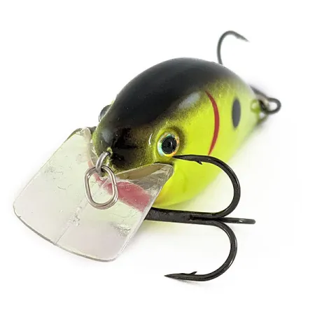 Strike King KVD 1.5, Black Back/Chart, 12g, crankbait #17678