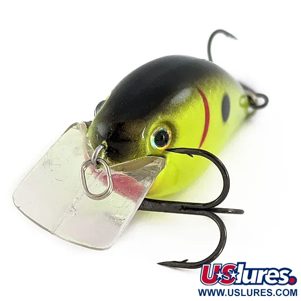Strike King KVD 1.5, Black Back/Chart, 12g, crankbait #17678