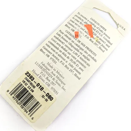 Luhr Jensen Hot Tail, 3,5g, Chartreuse, rotační třpytka #17887