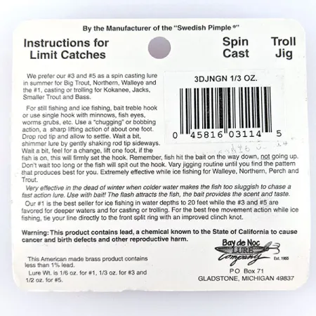 Bay de Noc Do-Jigger #3