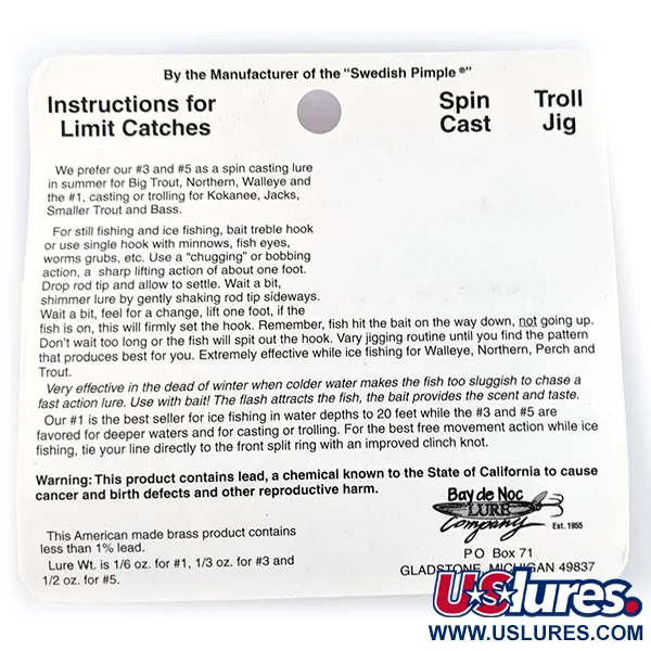 Bay de Noc Do-Jigger #3, 9g, plandavka #17193