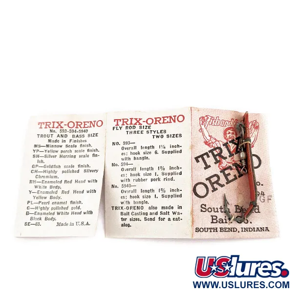 South Bend Trix-Oreno, 2g, červená, muškařská nástraha #17296