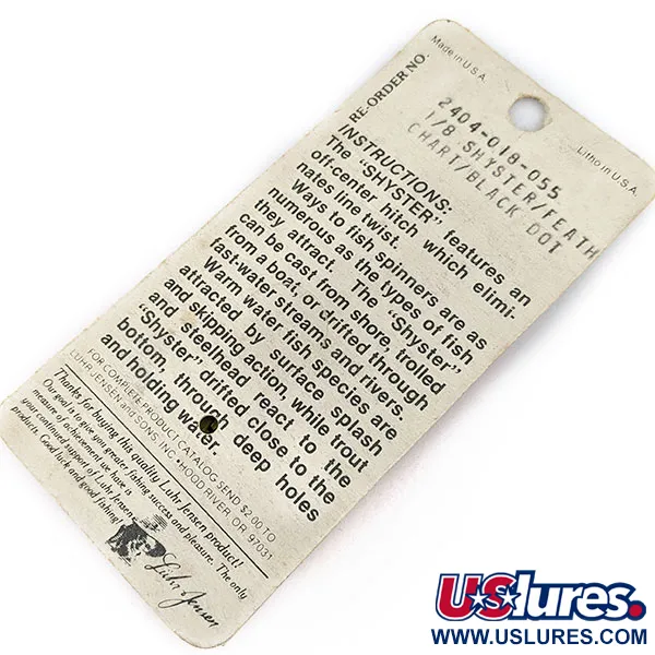 Luhr Jensen Shyster, 3,5g Gold, rotační třpytka #17309