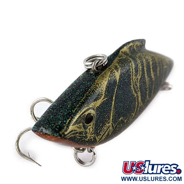 Bill Lewis Rat-L-Trap, 14g, Green Gold Glitter, vobler bez lopatky #17432