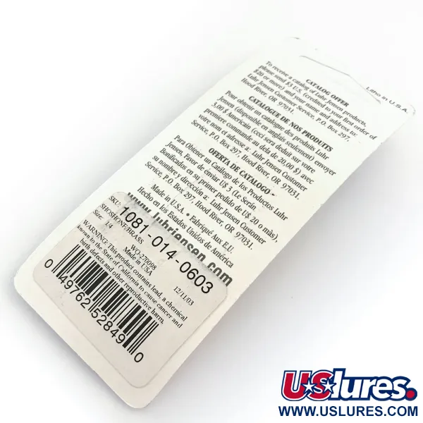 Luhr Jensen Maisie, 7g, Shoshone/Brass, plandavka #18029