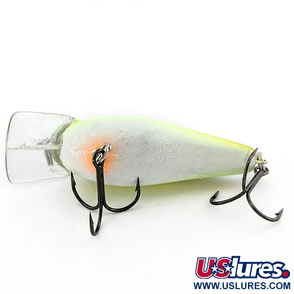 Strike King KVD Silent square bill, Chartreuse Sexy Shad, 12g, wobler #19626