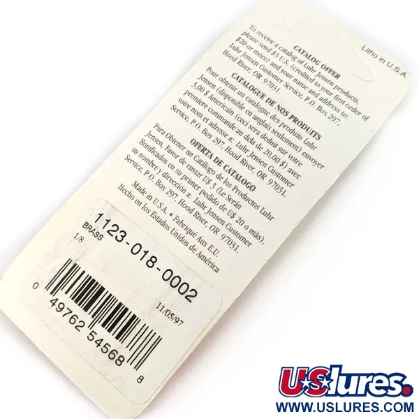 Luhr Jensen Lil' Kroc (Krocodile Stubby), zlatá, 4,5g, plandavka #18727