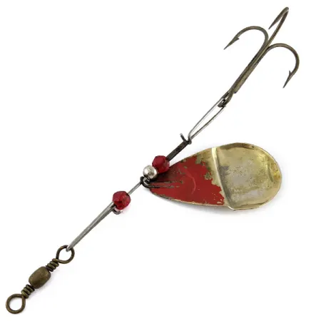 10000 Lakes 92, 14g nikl/zlatá/červená, rotační třpytka #18910