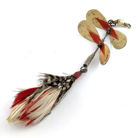 Pflueger Tandem Spinner, nikl/červená, 10g, rotační třpytka #19559