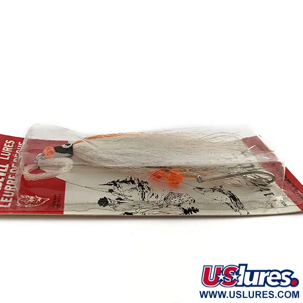 Eppinger Devle Fly, bílá/oranžová, vintage nástraha #19655