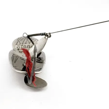 Heddon King Stanley, 21g, nikl/červená, plandavka s rotačkou #19938