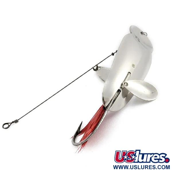 Heddon King Stanley, 21g, nikl/červená, plandavka s rotačkou #19938