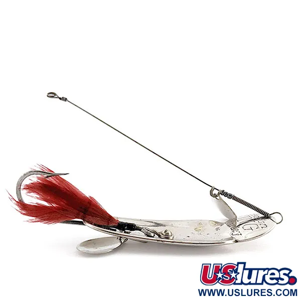 Heddon King Stanley, 21g, nikl/červená, plandavka s rotačkou #19938