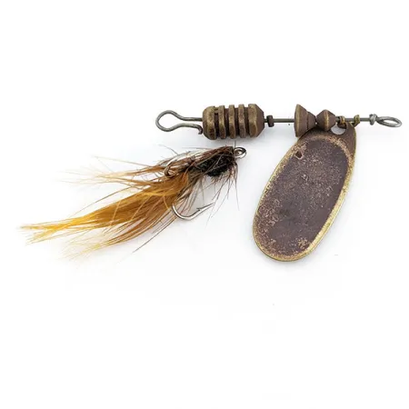 Mepps Comet 3 Dressed, 6,5g, hnědé peří, rotační třpytka #20052