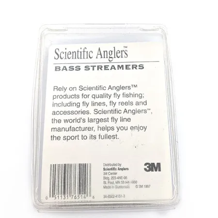 Scientific Anglers Bass Streamers 3M, černo-bílé, 7 cm, mušky #20093