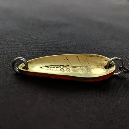 Luhr Jensen Rocket 88 UV, mosaz/černá/červená UV, 9g, plandavka #20095