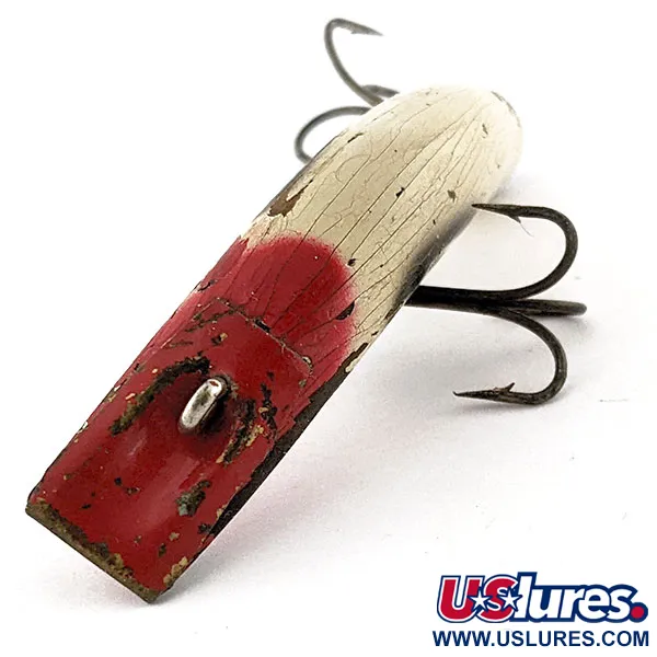 Kautzky Lazy Ike 3, 9g, krémová/červená, dřevěná nástraha #20123