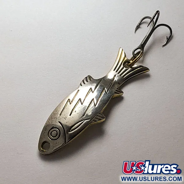 Atlantic Lures Golden Wobble-Fish, 7g, zlato/nikl, plandavka #20128