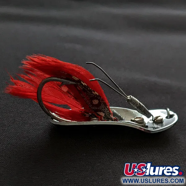 Pflueger Chum 2, niklová/červená, 7g, plandavka #20257