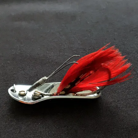 Pflueger Chum 2, niklová/červená, 7g, plandavka #20257