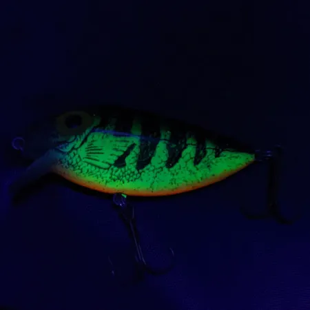 Storm Rattlin Thin Fin (Pre Rapala), UV, 9,5g, Perch, Plovoucí wobler #20512