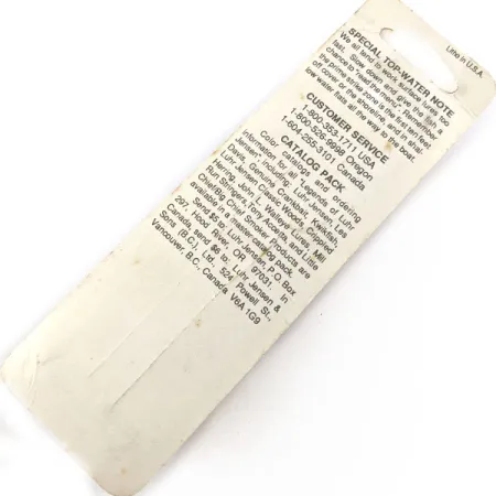 Luhr Jensen Nippin Sam Wood, stříbrná, 7g, hladinová nástraha #20575