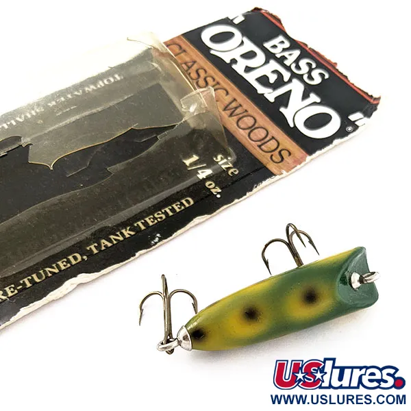 Luhr Jensen Bass Oreno, 7g, Frog, hladinový wobler #20748