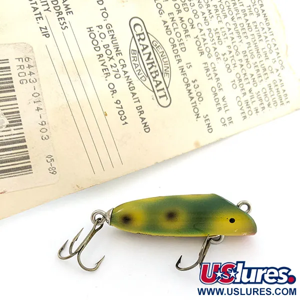 Luhr Jensen Bass Oreno, 7g, Frog, hladinový wobler #20748