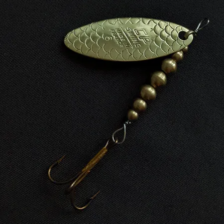 C.P. Swing 6, mosaz, 8g, rotační třpytka #20771