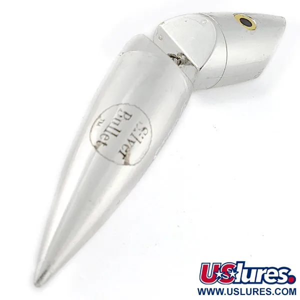 Luhr Jensen J-Plug Silver bullet, 21g, stříbrný trollingový wobler #20821