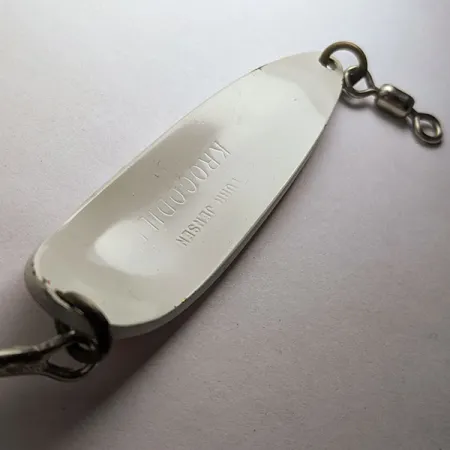 Luhr Jensen Krocodile #5, 28g, bílá/oranžová UV, plandavka #21107