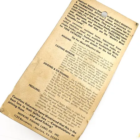 Hopkins No=Eql 4, 65g, nikl, rybářská plandavka #21155