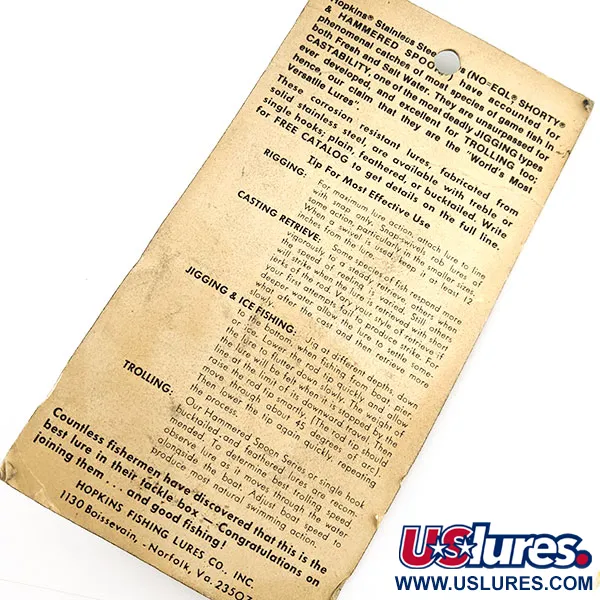 Hopkins No=Eql 4, 65g, nikl, rybářská plandavka #21155