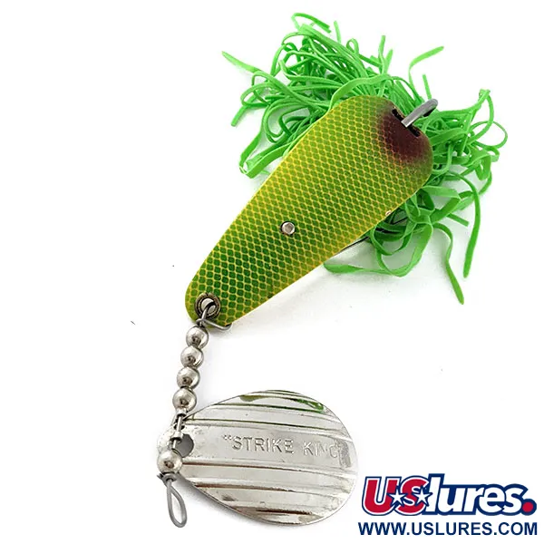 Strike King Timber Spin, 14g, zelený vzor, spinnerbait #21178