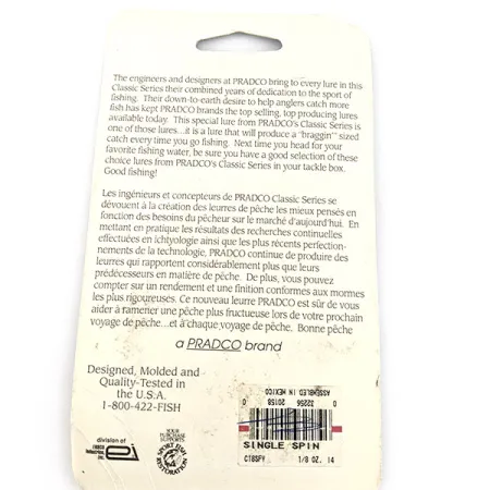 Bomber The Classics Bushwacker, nikl/žlutá, 4 g, spinnerbait #21283