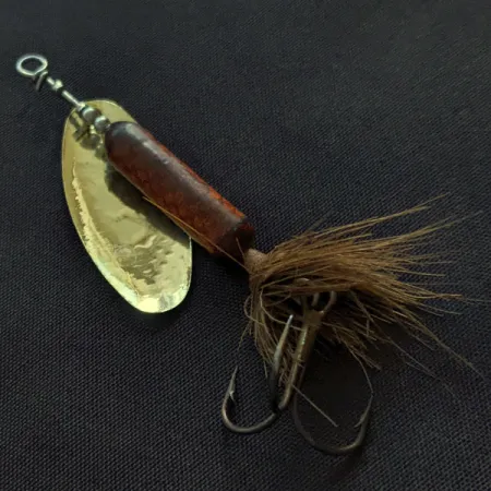 Worden’s Original Rooster Tail 4, zlatá/vínová, 8g, rotační třpytka #21383
