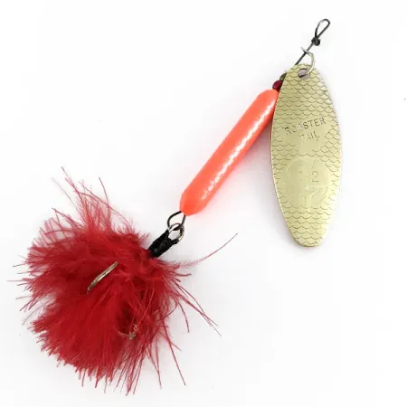 Yakima Bait Worden’s Original Rooster Tail, 14g, gold/hot pink, rotační třpytka #21427