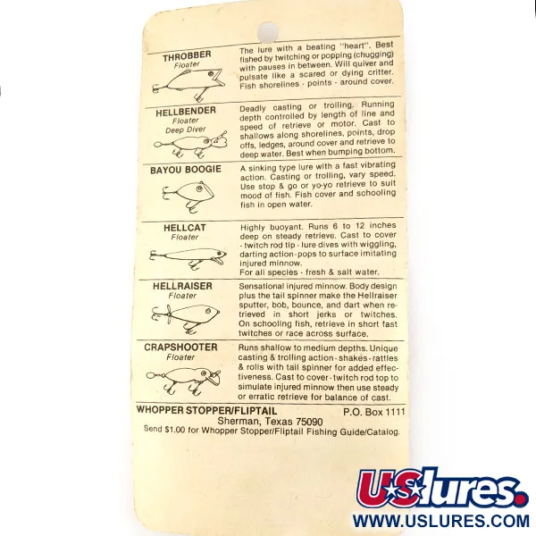 Whopper Stopper Bayou Boogie, 7g, Barfish, potápivý wobbler #23647