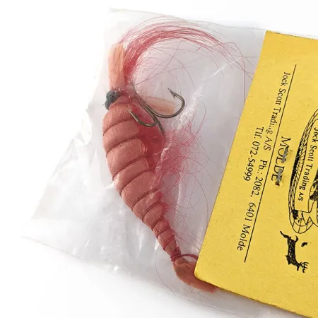 Jock Scott Fly REKA, červená, 2g, imitace krevety #21634