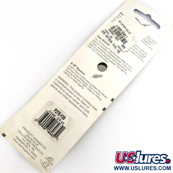 Prescott Spinner Little Doctor 275, 21g, nikl, plandavka #21644