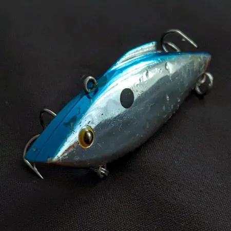 Bill Lewis Rat-L-Trap, 12g, Silver Chrome Blue, lipless wobler #21658