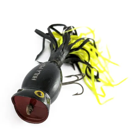 Fred Arbogast Hula Popper, 8g, černá, hladinová nástraha #21834