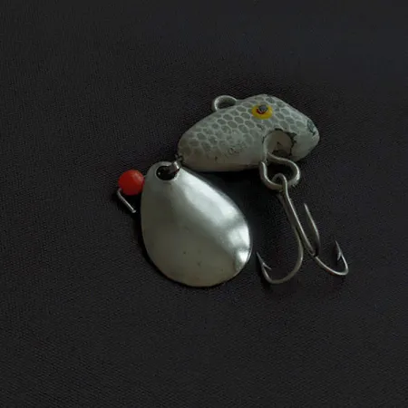 Chas M Six Tackle Little Suzy, 17g, stříbrná, tail spinner #21918