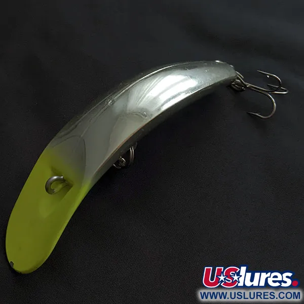 Luhr Jensen Rattling Kwikfish, 48g, Silver/Fluo Yellow, Wobler #21953