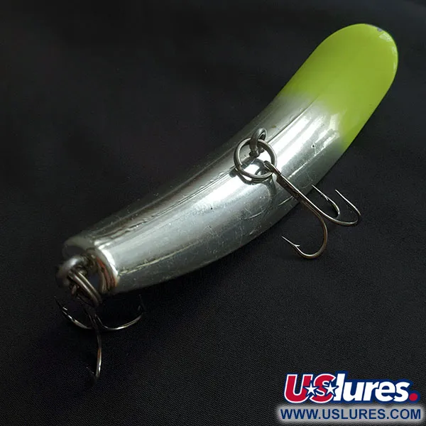 Luhr Jensen Rattling Kwikfish, 48g, Silver/Fluo Yellow, Wobler #21953