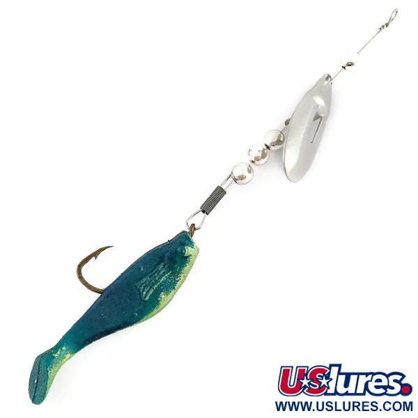 Worth June bug, 5g nickel/blue, rotační třpytka #22027